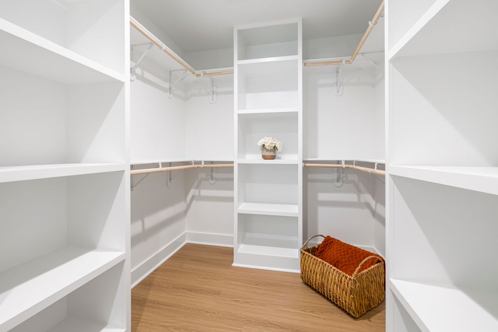 A bright, organized room in a home